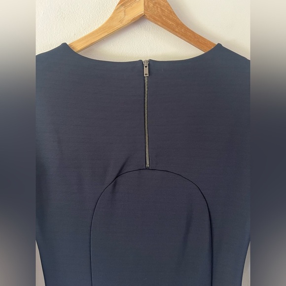 Just Female Cozy Dress Black Career Wear Long Sleeve‎ Minimalist Travel Dress - Picture 5 of 7